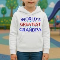 Worlds Greatest Grandpa Kids Hoodie thumb 3
