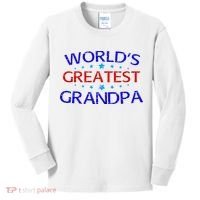Worlds Greatest Grandpa Kids Long Sleeve Shirt thumb 0