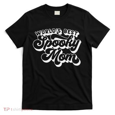 Women Goth Graphic Momster WorldS Best Spooky Mom T-Shirt