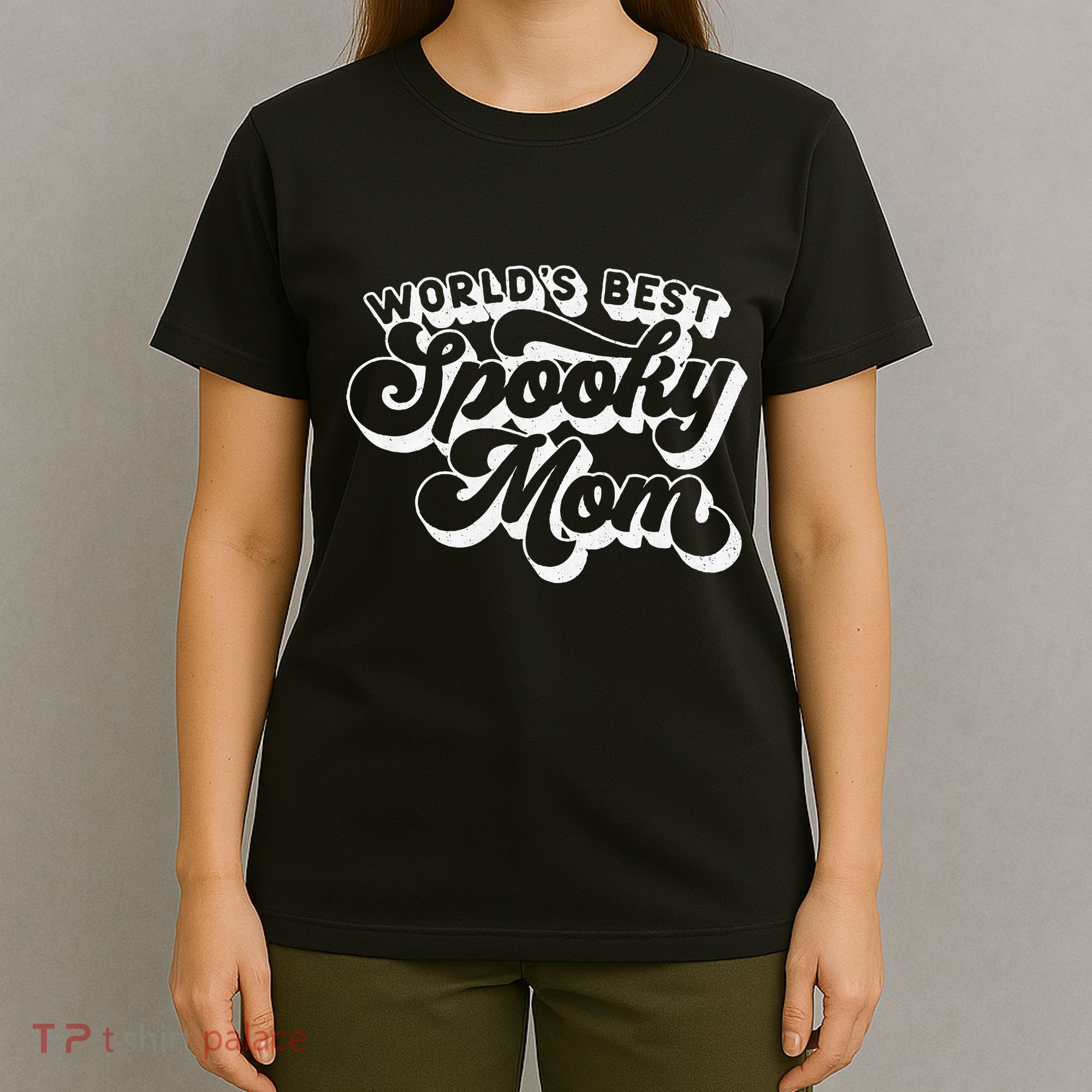 Women Goth Graphic Momster WorldS Best Spooky Mom T-Shirt