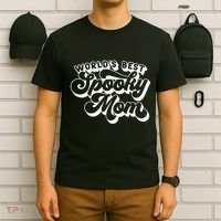 Women Goth Graphic Momster WorldS Best Spooky Mom T-Shirt thumb 6