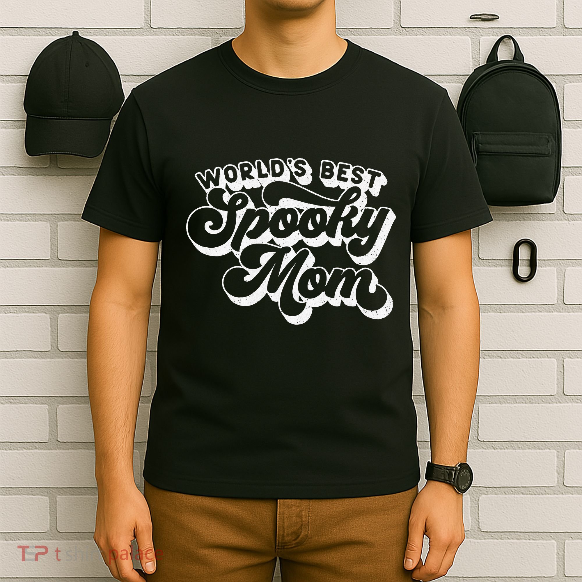 Women Goth Graphic Momster WorldS Best Spooky Mom T-Shirt
