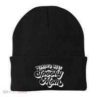 Women Goth Graphic Momster WorldS Best Spooky Mom Beanie thumb 0