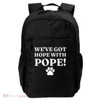 Weve Got Hope With The Pope Funny Paw Backpack thumb 0