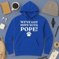 Weve Got Hope With The Pope Funny Paw Hoodie thumb 3
