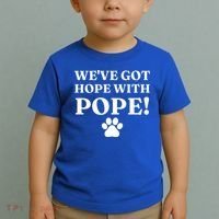Weve Got Hope With The Pope Funny Paw Toddler T-Shirt thumb 2