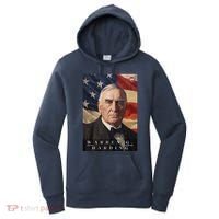 Warren G. Harding 29th President Of The United States Portrait Women's Hoodie thumb 0