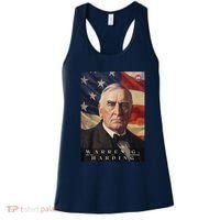Warren G. Harding 29th President Of The United States Portrait Women's Tank Top thumb 0