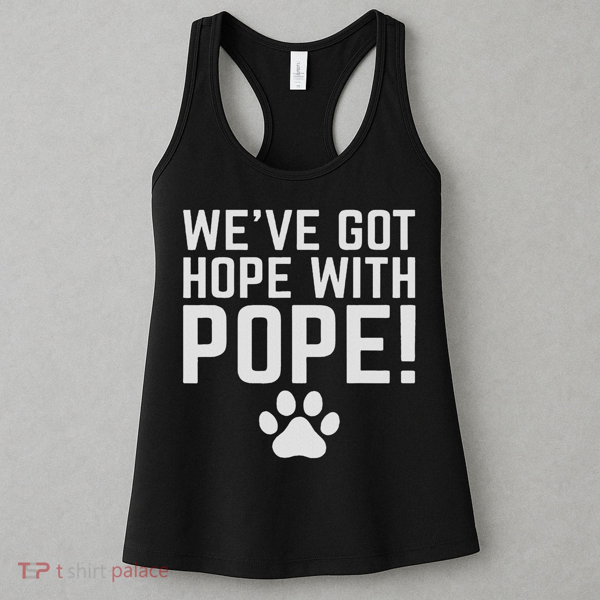 We've Got Hope With The Pope Kentucky S We've Got Hope With The Pope Kentucky Paw Print Women's Tank Top