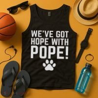 We've Got Hope With The Pope Kentucky S We've Got Hope With The Pope Kentucky Paw Print Tank Top thumb 4
