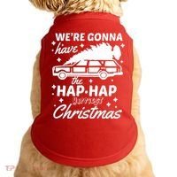 We're Gonna Have The Hap Hap Happiest Christmas Doggie Tank thumb 0