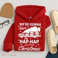 We're Gonna Have The Hap Hap Happiest Christmas Hoodie thumb 4