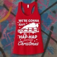 We're Gonna Have The Hap Hap Happiest Christmas Women's Tank Top thumb 3