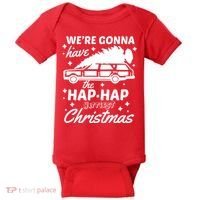 We're Gonna Have The Hap Hap Happiest Christmas Baby Bodysuit thumb 0
