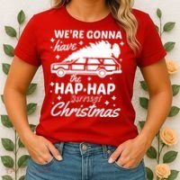 We're Gonna Have The Hap Hap Happiest Christmas Women's T-Shirt thumb 2