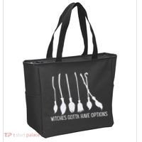 Witches Gotta Have Options Funny Halloween Tote Bag thumb 2