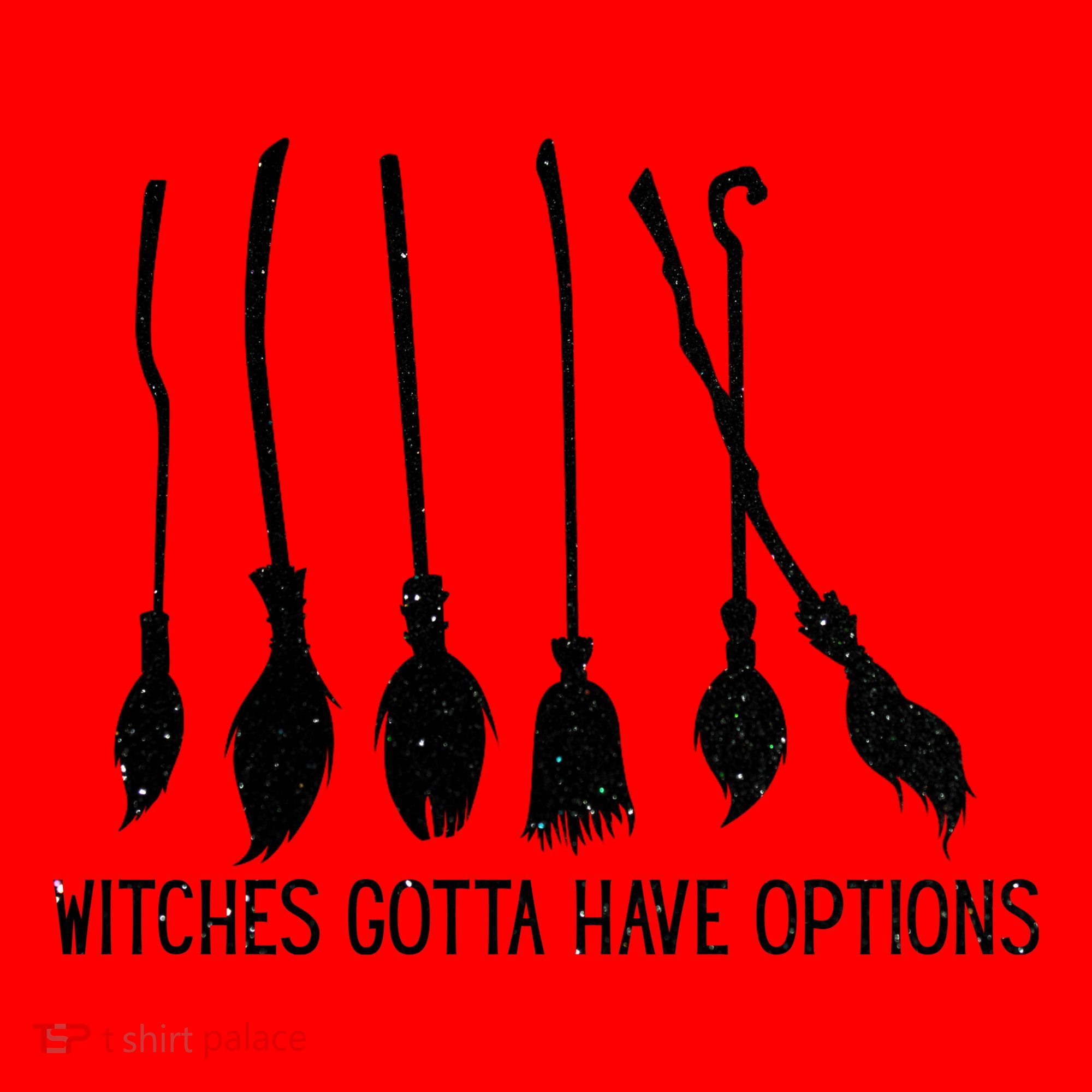 Witches Gotta Have Options Funny Halloween Santa Hat