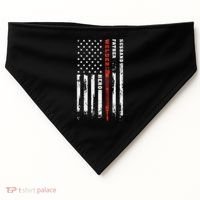 Welder Gift Husband Father Welder Hero American Flag USA-Made Doggie Bandana thumb 0