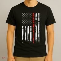 Welder Gift Husband Father Welder Hero American Flag T-Shirt thumb 3