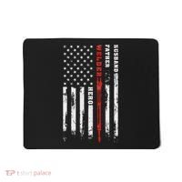 Welder Gift Husband Father Welder Hero American Flag Mousepad thumb 0