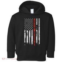 Welder Gift Husband Father Welder Hero American Flag Toddler Hoodie thumb 0