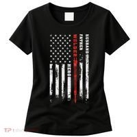 Welder Gift Husband Father Welder Hero American Flag Women's T-Shirt thumb 0