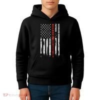 Welder Gift Husband Father Welder Hero American Flag Kids Hoodie thumb 4