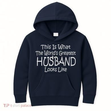 Worlds Greatest HUSBAND Kids Hoodie