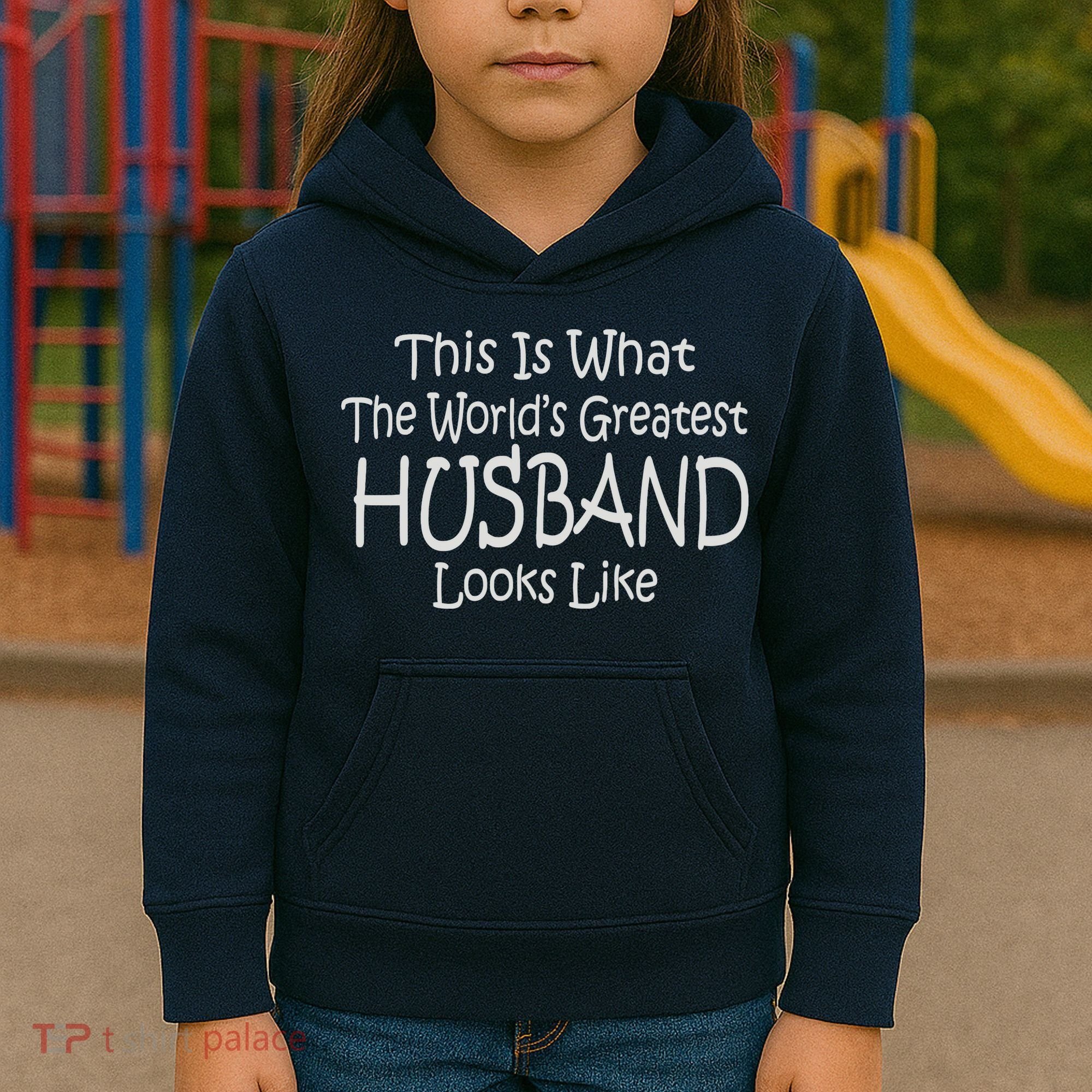 Worlds Greatest HUSBAND Kids Hoodie