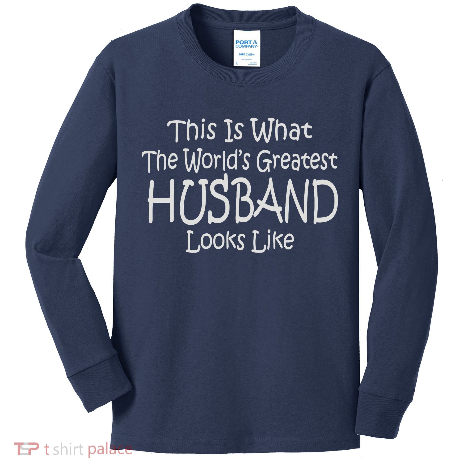 Worlds Greatest HUSBAND Kids Long Sleeve Shirt