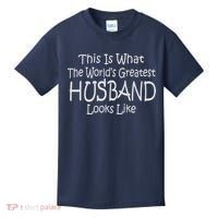 Worlds Greatest HUSBAND Kids T-Shirt thumb 0