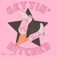 Western Gettin' Hitched Bridal Bachelorette Party Matching Coaster thumb 2