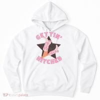 Western Gettin' Hitched Bridal Bachelorette Party Matching Hoodie thumb 0
