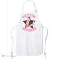 Western Gettin' Hitched Bridal Bachelorette Party Matching Apron thumb 0