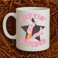 Western Gettin' Hitched Bridal Bachelorette Party Matching Coffee Mug thumb 2