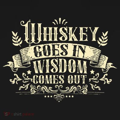 Whiskey Goes In Wisdom Comes Out Drinker Drinking Whisky Ladies Essential Flowy Tank