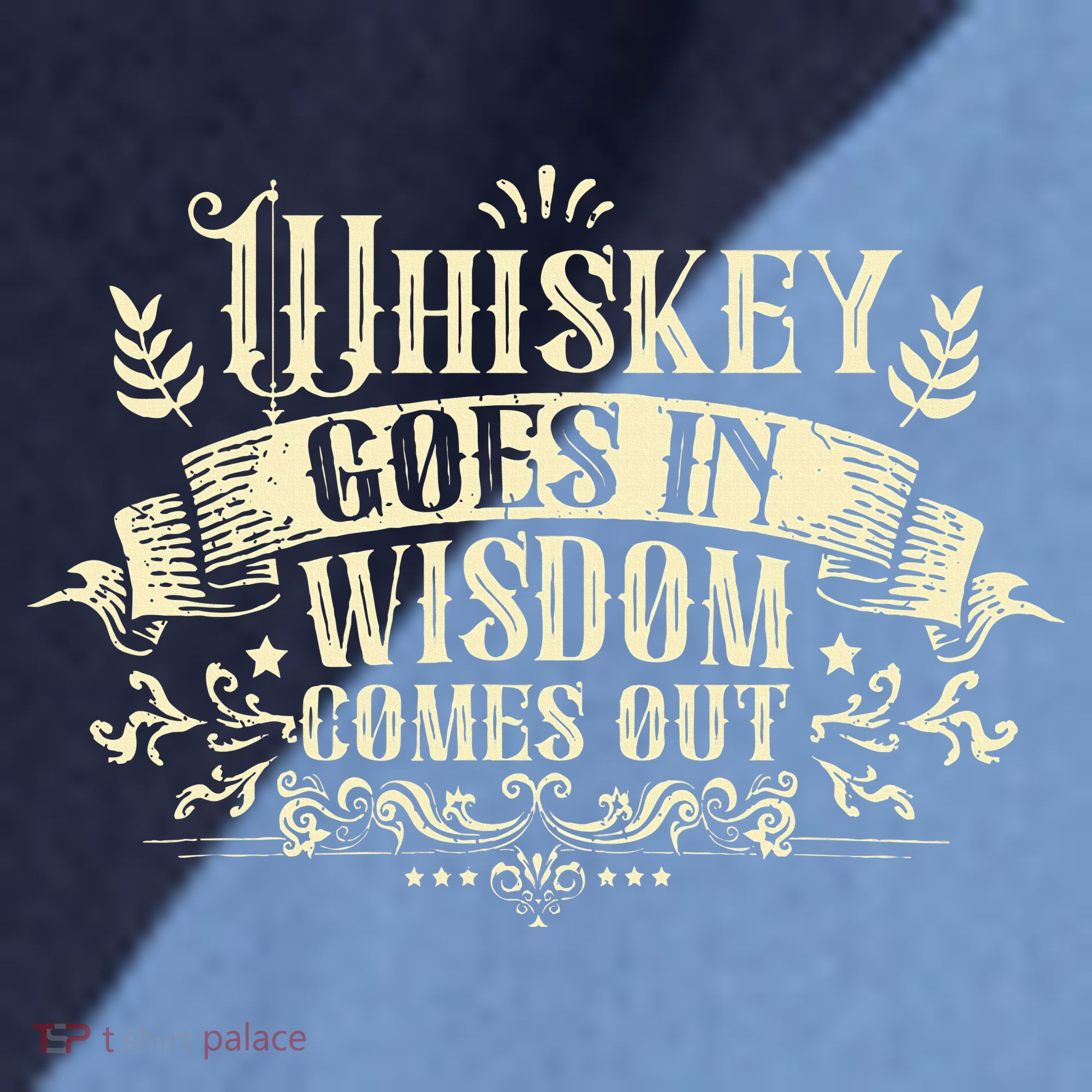 Whiskey Goes In Wisdom Comes Out Drinker Drinking Whisky Raglan Baseball Sleeve Shirt