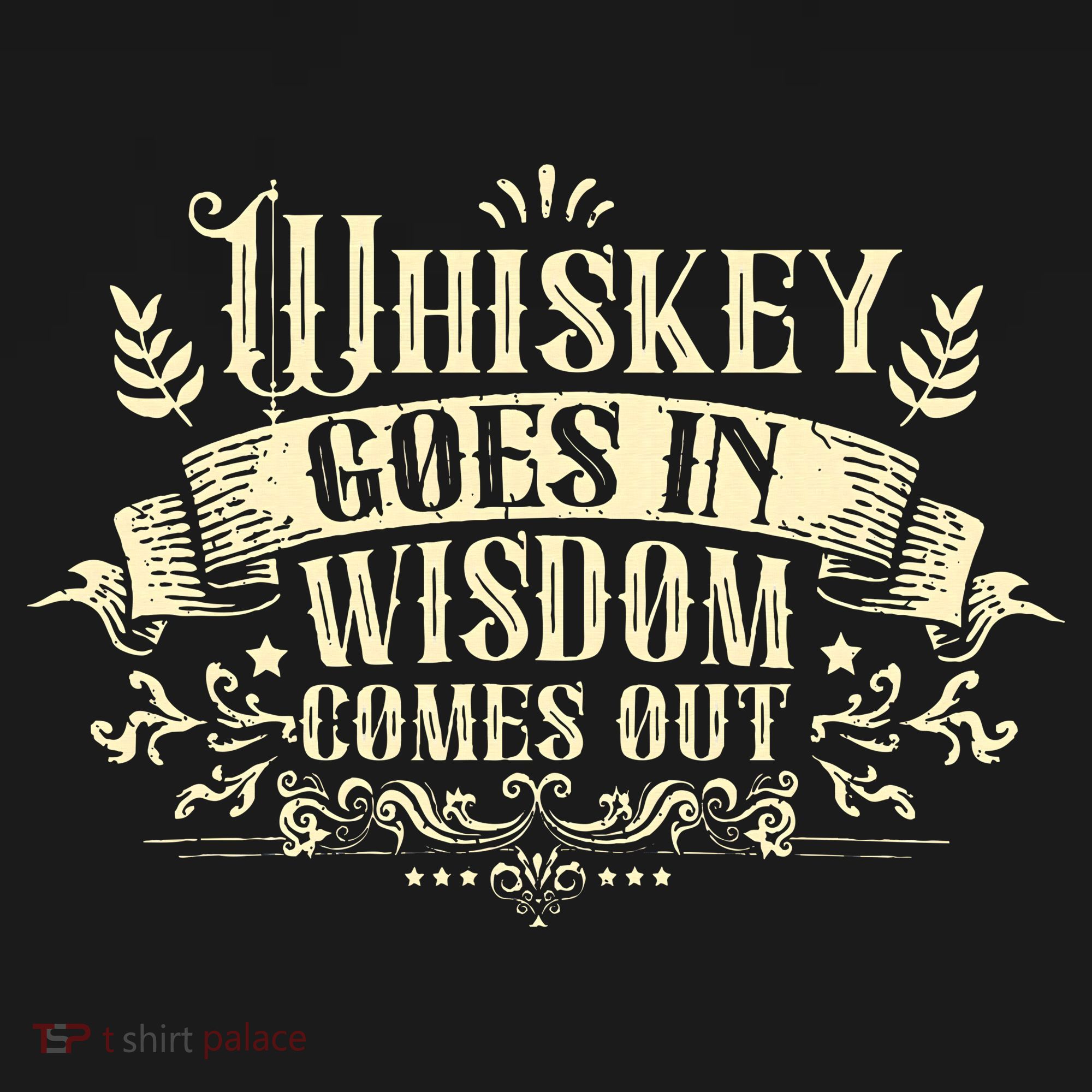 Whiskey Goes In Wisdom Comes Out Drinker Drinking Whisky Women's Long Sleeve Shirt