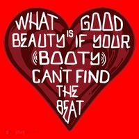 What Good Is Beauty If Your Booty Can’t Find The Beat Santa Hat thumb 1