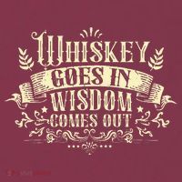 Whiskey Goes In Wisdom Comes Out Drinker Drinking Whisky 16oz Travel Tumbler thumb 2