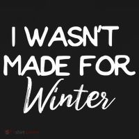 Winter Gift I Wasn't Made For Winter Gift Seasonal Funny Gift Ornament thumb 1