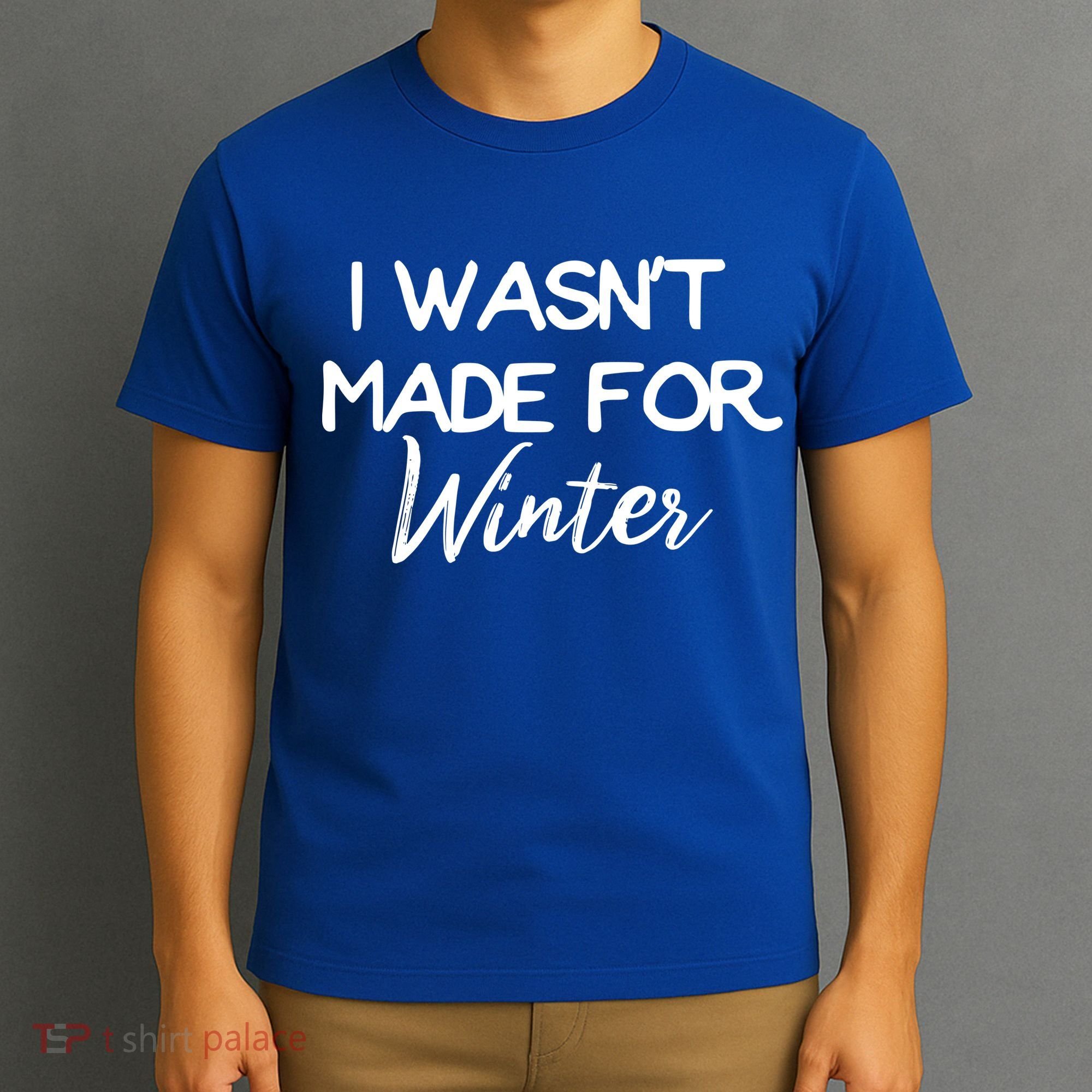 Winter Gift I Wasn't Made For Winter Gift Seasonal Funny Gift T-Shirt
