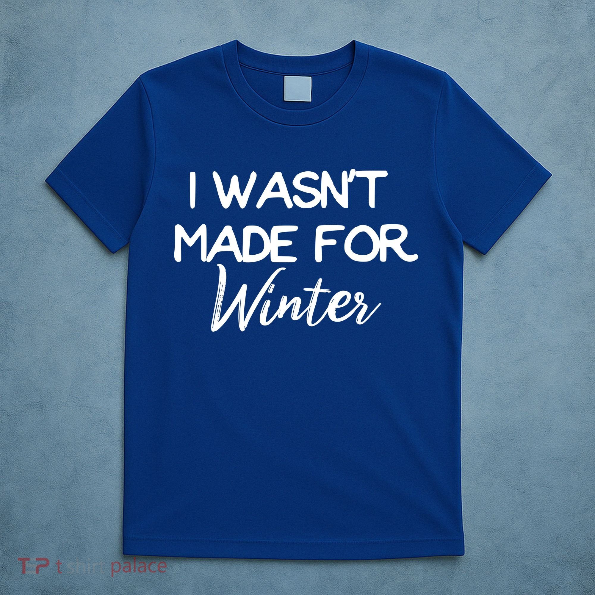 Winter Gift I Wasn't Made For Winter Gift Seasonal Funny Gift T-Shirt