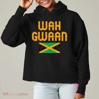 Wah Gwaan Jamaica Ladies Heavyweight Boxy Pullover Hoodie thumb 0