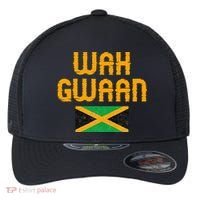 Wah Gwaan Jamaica Flexfit Unipanel Trucker Cap thumb 0