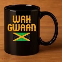 Wah Gwaan Jamaica 11oz C Handle Ceramic Mug thumb 3