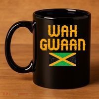 Wah Gwaan Jamaica 11oz C Handle Ceramic Mug thumb 4