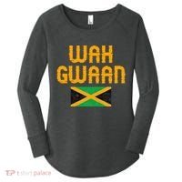 Wah Gwaan Jamaica Women's Perfect Tri Tunic Long Sleeve Shirt thumb 0