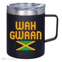 Wah Gwaan Jamaica 12oz Stainless Steel Coffee Mug thumb 0