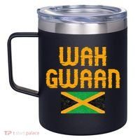 Wah Gwaan Jamaica 12oz Stainless Steel Coffee Mug thumb 2